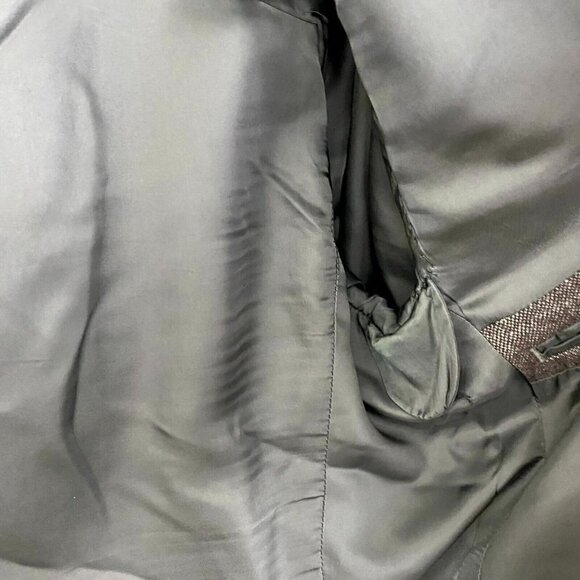 Indochino Men's Blazer Suit Jacket Size 41 Brown Wool Single-Breasted 2 Button - Picture 16 of 16